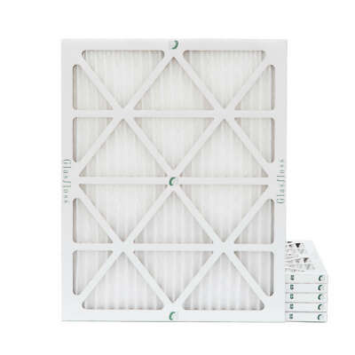 Glasfloss ZL 16x20x1 MERV 10 (FPR 7) Pleated Furnace Air Filters. 6 Pack