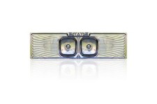 New Oversize 71 Double Basin/Drainboard Stainless Steel Kitchen Farm Sink