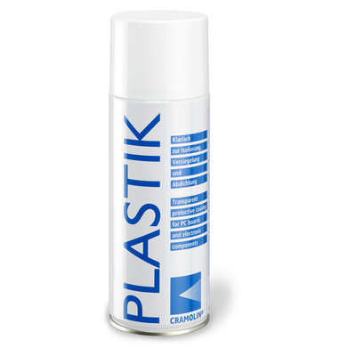 PLASTIK 400ml Cramolin 1201611 Klarlack Isolierung Versiegelung Sprühlack