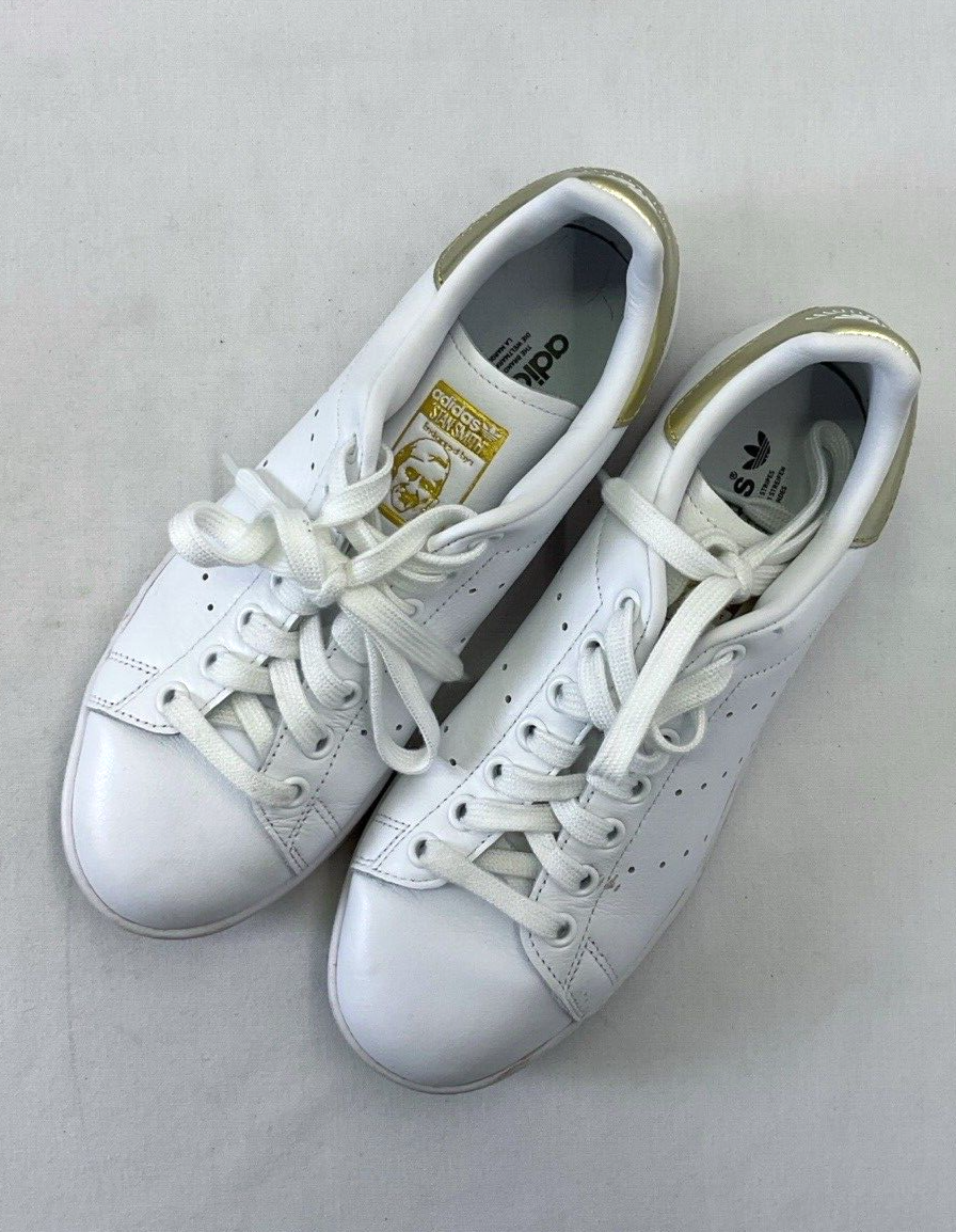 adidas Stan Smith Shoes | Gold & White | Women's 7 | eBay
