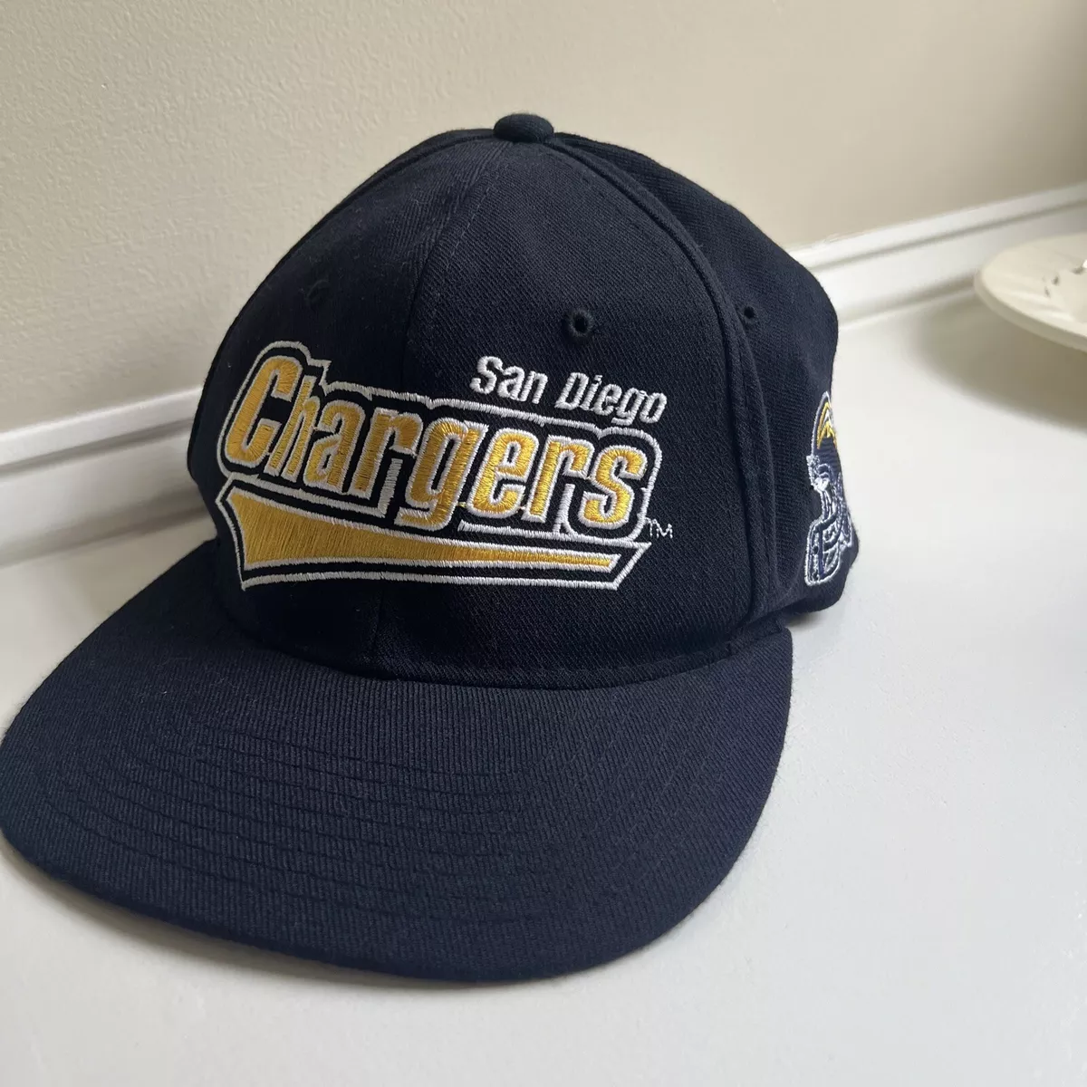 Vintage 90's San Diego Chargers Starter NFL Pro Line Navy Blue Hat SZ 2 7-7 3/4