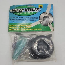 Power Weeder Lawn Trimmer Brush Weed Eater Wacker Universal Blade Head NOS 1995