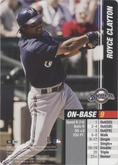 2003 MLB Showdown Trading Deadline - Royce Clayton #062 - 1 of 1