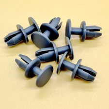 10 Pcs Gray Trunk Lid Trim Retainer Clip Rivet Bumper Cover Screw For BMW Nylon