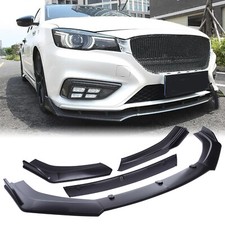 For MG ZR TF ZS MG3 Matte Black Front Bumper Lip Spoiler Splitter Lower Body Kit