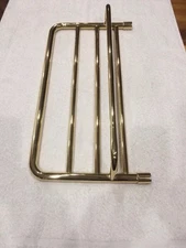 GINGER XX43/20-3 20" Hotel Shelf Frame With Bar Only. Polished Brass