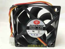SUPERRED CHD6012ES-A DC12V 0.30A 60mm 60 20mm 3-wire cooling fan