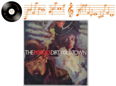The Pogues Dirty Old Town 12'' Single A1U B1U Pressing - VG+