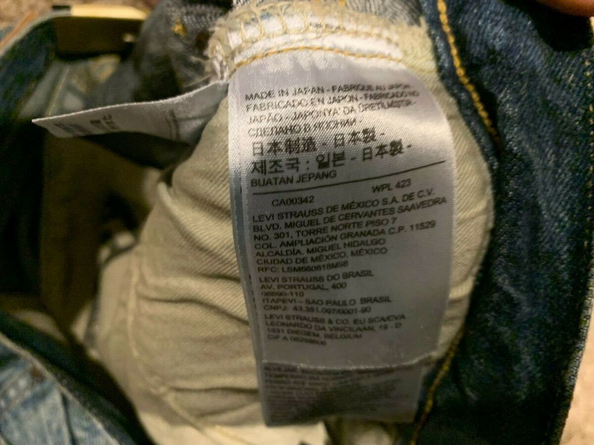 Levi's LVC 1954 501z XX Selvedge Jeans Made In Japan 29X34 Levi's LVC 1954 501z XX Selvedge Jeans Made In Japan 29X34