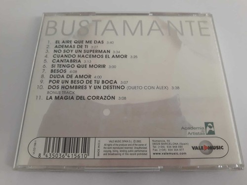 BUSTAMANTE - BUSTAMANTE - CD - Imagen 2 de 3