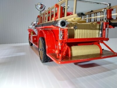Camion Pompier YSFE01 Ahrens-Fox - 1930 - Matchbox - 1/43
