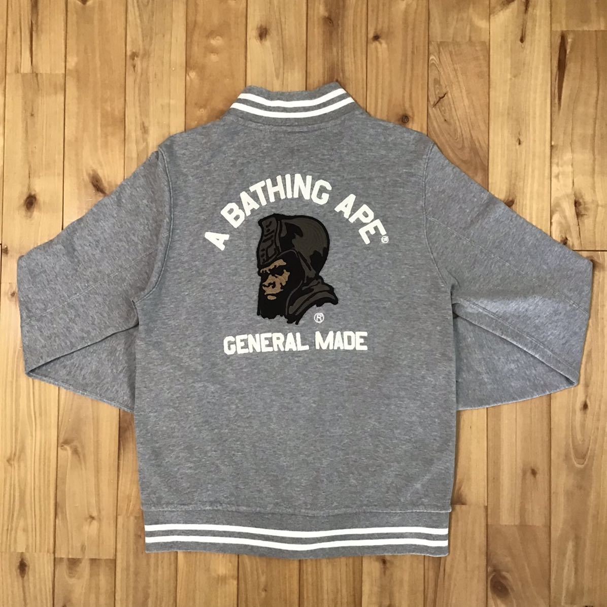 General Sweatshirt Stadium Jacket S Size A Bathing Ape Bape Sweat Varsity