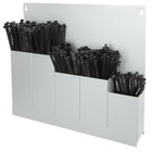 Sortiment Kabelbinder mit Wandhalter 500 Teile 5-fach sortie