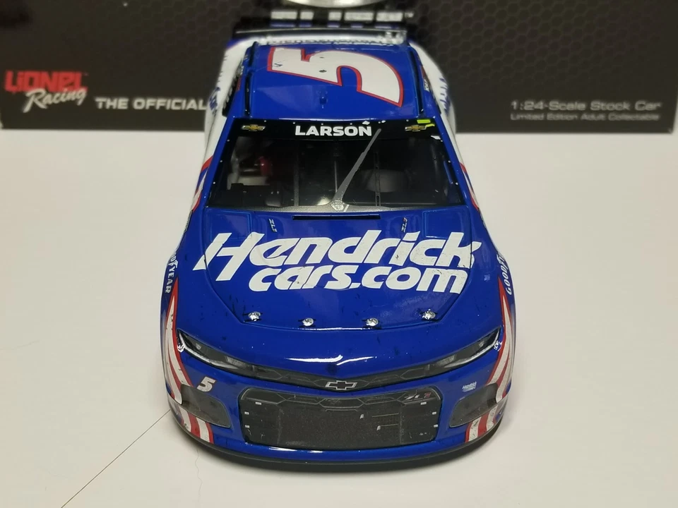 Kyle Larson 2021 5 HendrickCars Sonoma Raced Win Elite RCCA 1/24 Foto 4 de 4