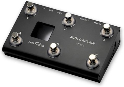 Paint Audio MIDI Captain MINI 6 Foot Controller USB MIDI