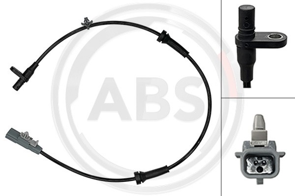 ABS Sensor Raddrehzahl A.B.S. 33090 FüR Nissan Qashqai 2 J11 DIG Dci-image