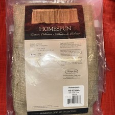 Heritage Lace HOMESPUN Window Tier 53” X 30”- Made in USA! 2015