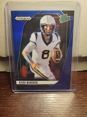 2025 Panini Prizm Draft Picks - Nicco Marchiol Blue Prizm /249 #170