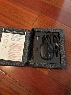 Prezlock Pebble Plus Fingerprint Padlock with Key Backup, 1 Key, Damaged Box