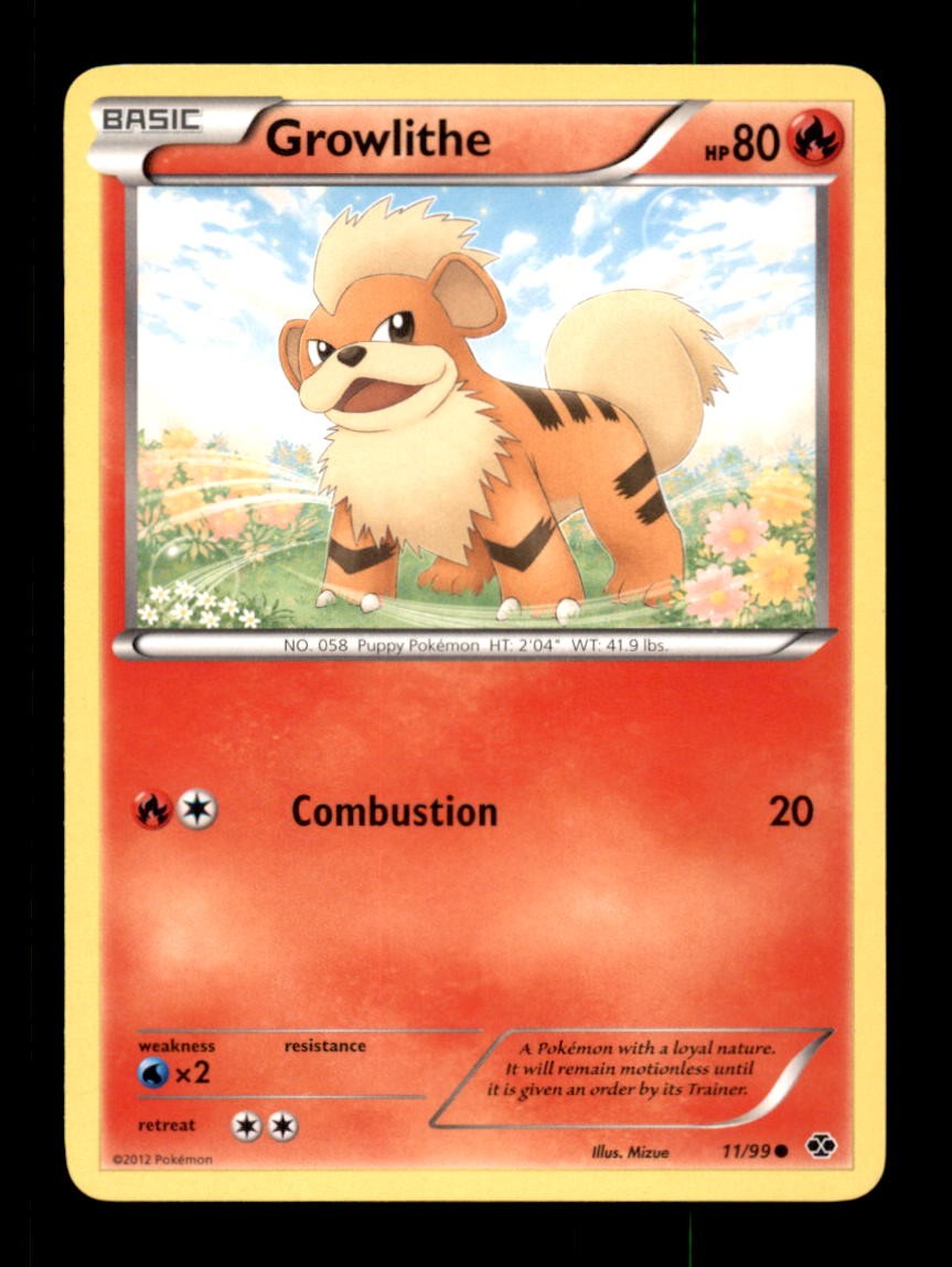 GROWLITHE 11/99 C NXD POKEMON LP