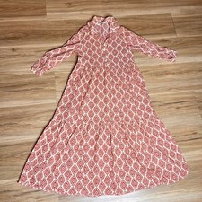 ZARA Women's Printed Midi Reddish 2183 Dress Size S