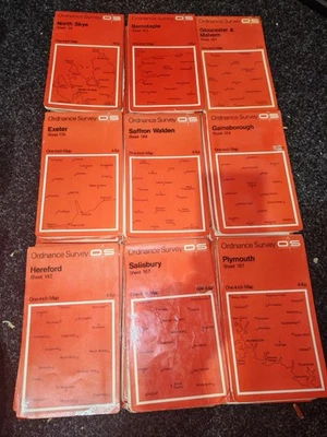 36 X 1970's Ordinance Survey Maps, GB (SH) - Image 1 of 4