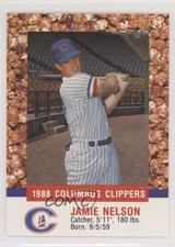 1988 Cracker Jack Columbus Clippers Police Jamie Nelson fm0