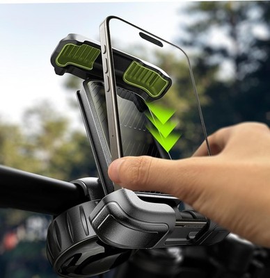 LISEN Bike Phone Holder, [Super Easy Install] Motorcycle Phone Mount Ebike Acces