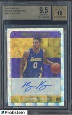 2017-18 NBA Hoops #44 Kyle Kuzma ROOKIE AUTOGRAPHS BGS 9.5/10