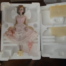 1994 Porcelain Treasures Plantation Belle Barbie   NRFB   COA 05988   Box Wear