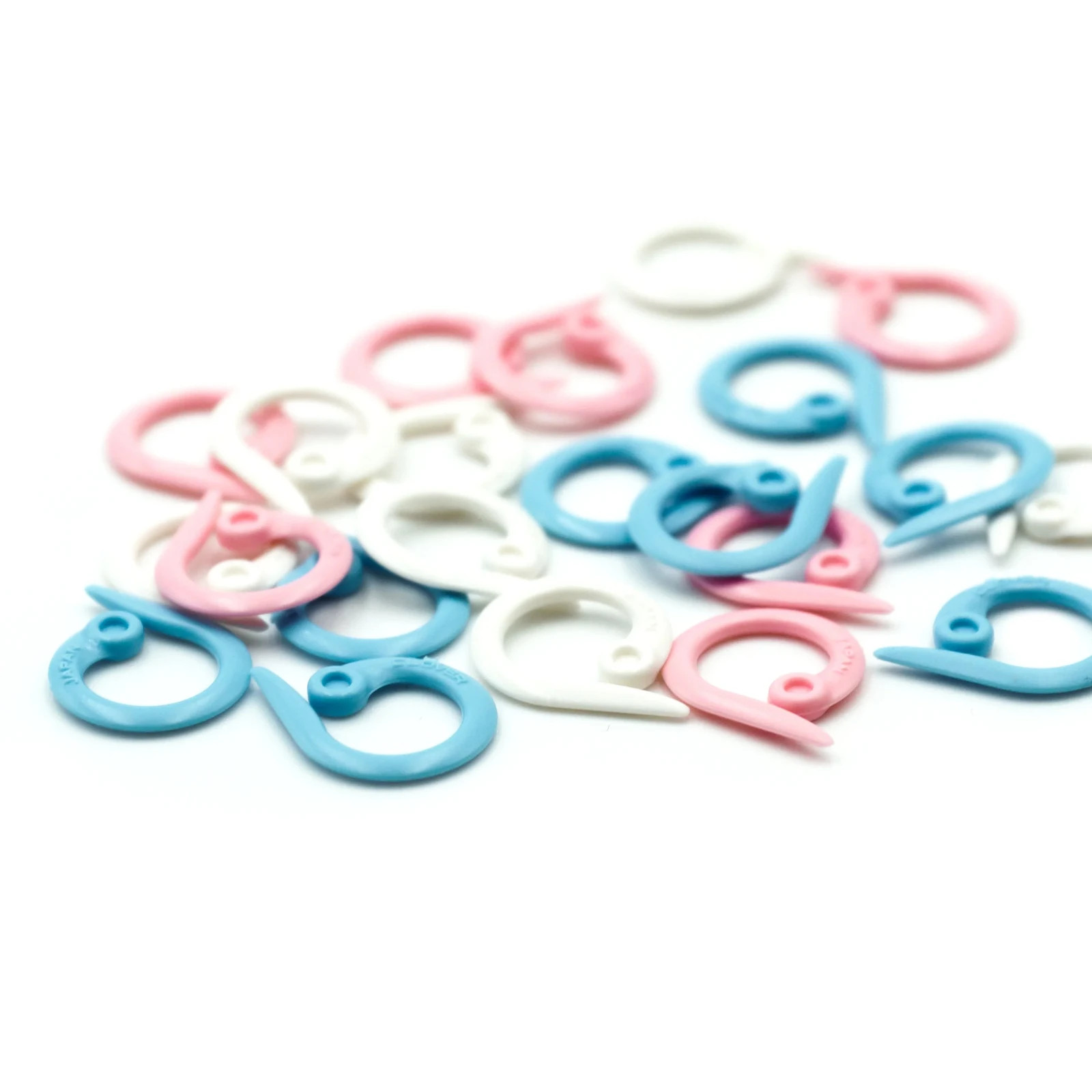 Clover 347 Split Ring Markers 24/Pkg Clover Needlecrafts Crochet & Knitting NEW