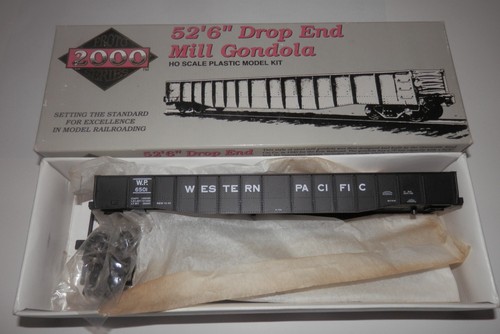 Kit góndola Proto 2000 HO 52' 6" Western Pacific WP 6501 Drop End Mill #21049 | Zustand: Used