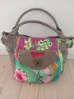 Desigual bag, Tote, Colourful, Pink Lining, Extra Strap