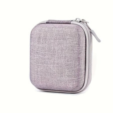 Portable Mini Hard Shell Digital Gadgets Storage Bag Bluetooth Earphone MAC Char