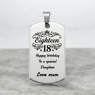 Personalisierter Schlüsselanhänger 18. 21. 30. 50. Geburtstag Geschenk Metall individuelle Geschenke Name.
