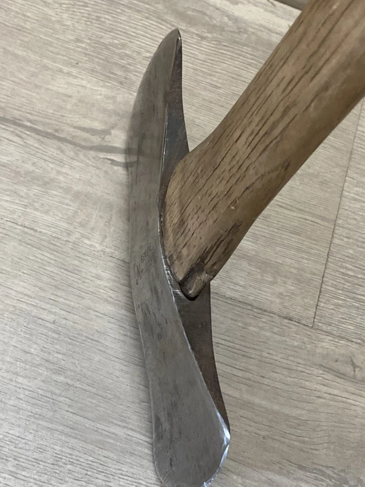 GENUINO NORLUND, VINTAGE SILLÍN CRUCERO HACHA DOBLE CARA Foto 4 de 4