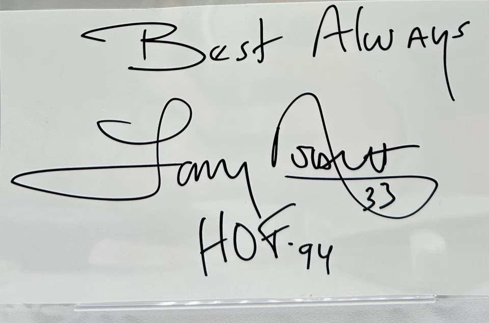 Tony Dorsett Signed Cut Autographed Signature Dallas Cowboys HOF PSA/DNA - Image 2 of 3