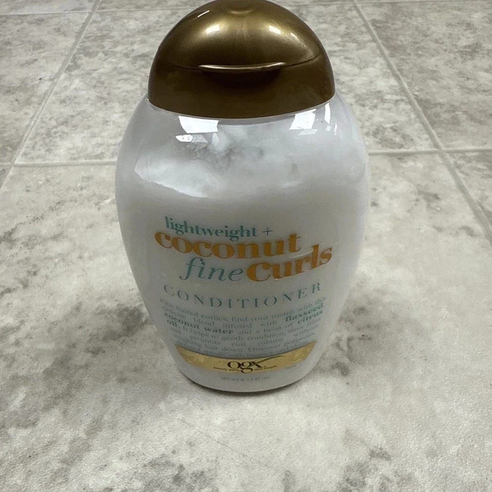 (2) OGX Lightweight + Coconut Fine Curls Conditioner 13oz each - Image 4 of 4