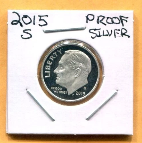 Gem 2015-S Proof Cameo Silver Roosevelt Dime - Free Shipping