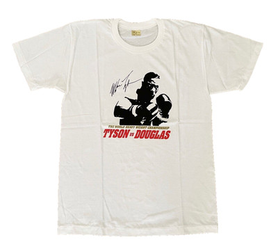 Vintage Mike Tyson Buster Douglas 1990 Tokyo Dome Boxing T-Shirt Size M VTG Tee