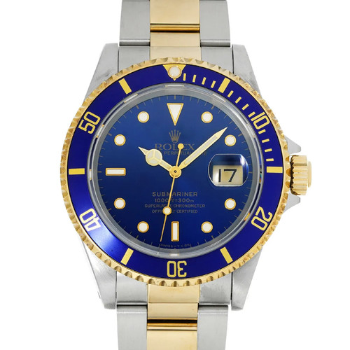 Rolex Submariner Date 1994 16613 Automatic 40mm Blue Dial #WW509