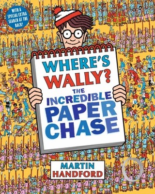 WHERES WALLY INCREDIBLE PAPER CHASE by Martin Handford Paperback Self Help