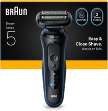 Braun Serie 5 52-B1000s Rasoio elettrico, autonomia batteria 50 min. Wet & Dry