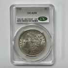 1889 Morgan Silver Dollar $1 CAC AU58