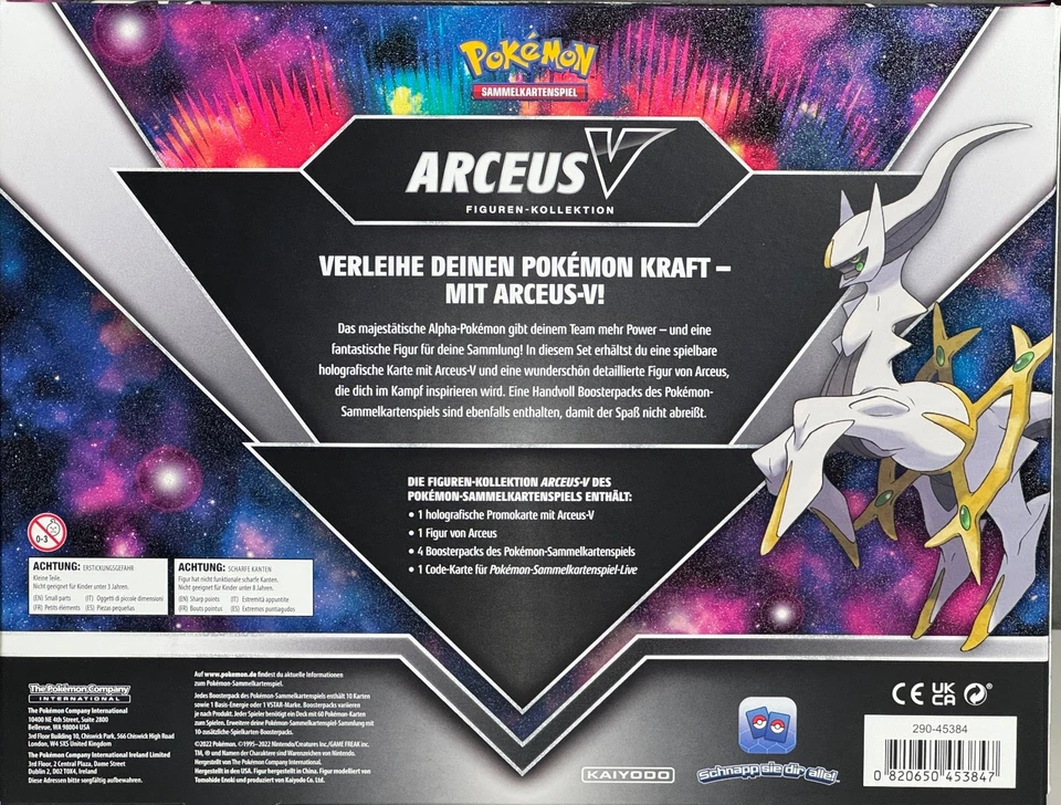 Pokémon Arceus V Figuren Kollektion Deutsch NEU/OVP Drachenwandel - Bild 2 von 2