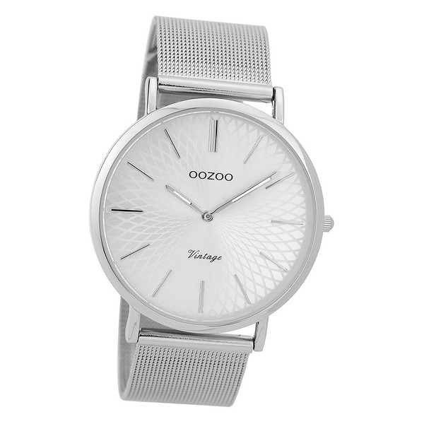 Oozoo Damen-Uhr Silber Analog C9340 Vintage Series Edelstahlarmband UOC9340-image