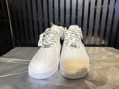 Size 7 - Nike Air Force 1 x Supreme Low Box Logo - White for sale
