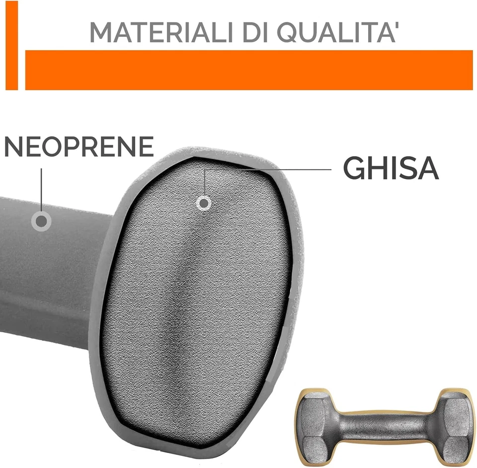 Pesas De Gimnasio En Casa Fitness Mancuernas Hexagonales De Neopreno, Antidesliz - Imagen 4 de 4