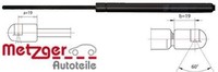 Metzger 2110489 Gasfeder FüR Koffer-/Laderaum Gasfeder GasdäMpfer