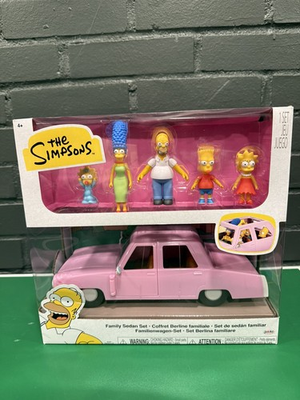 #ad #ad The Simpsons Family Sedan Set With Figures By Jakks Pacific SEALED *See Photos $29.99